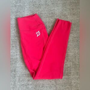 Peloton pink leggings with pockets